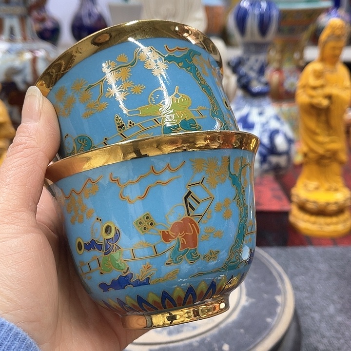 瓷片瓷器摆件摆件摆件