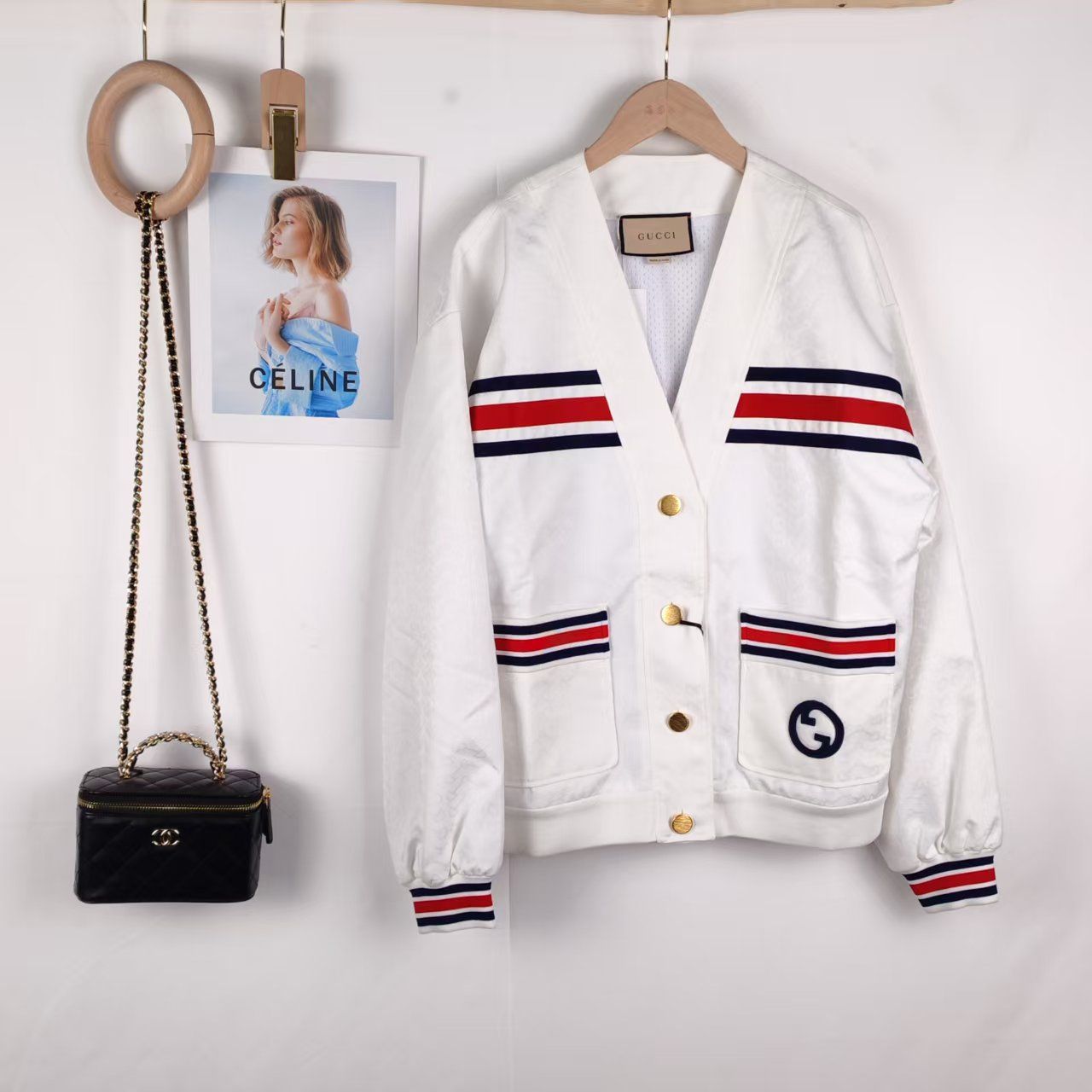 99新 GUCCI/古驰 海囤J/古驰上衣/1码/ds58585