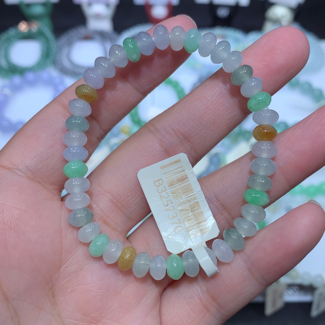 翡翠未镶嵌手串天然