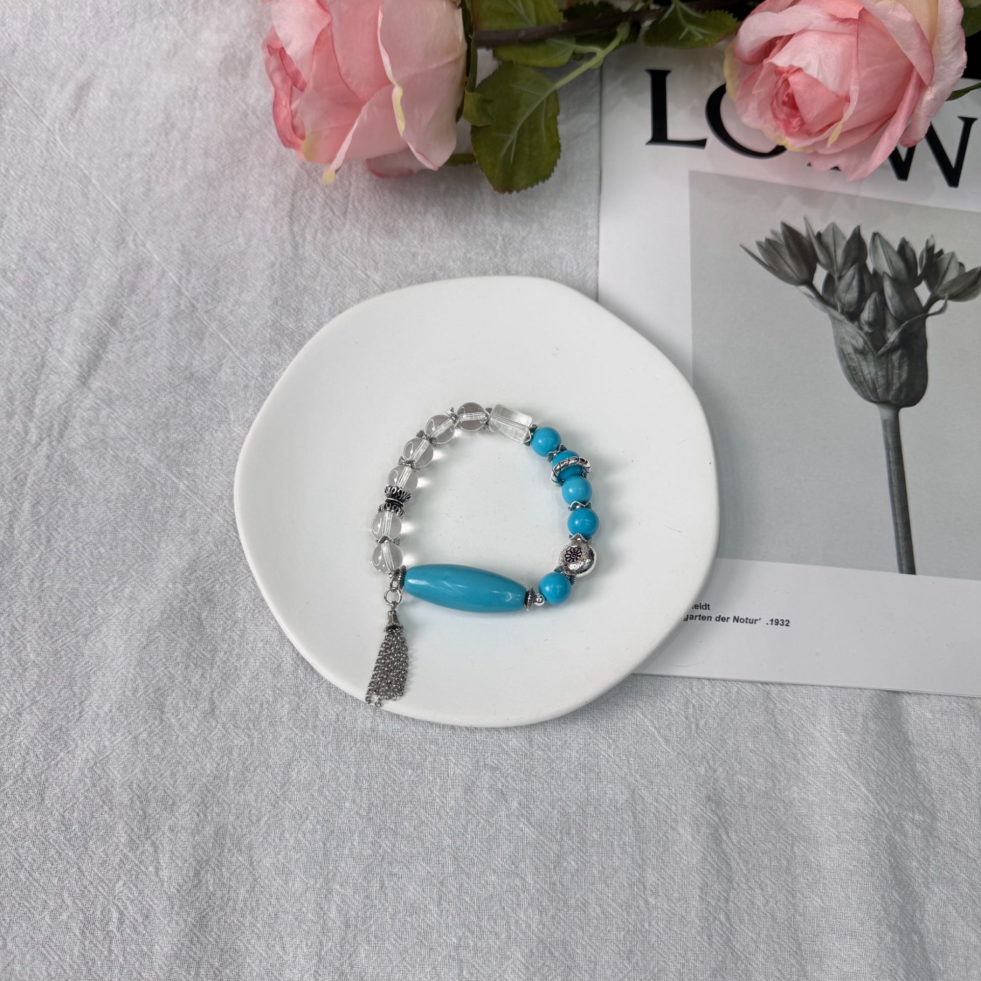 高定珠宝绿松手链HF1887S058