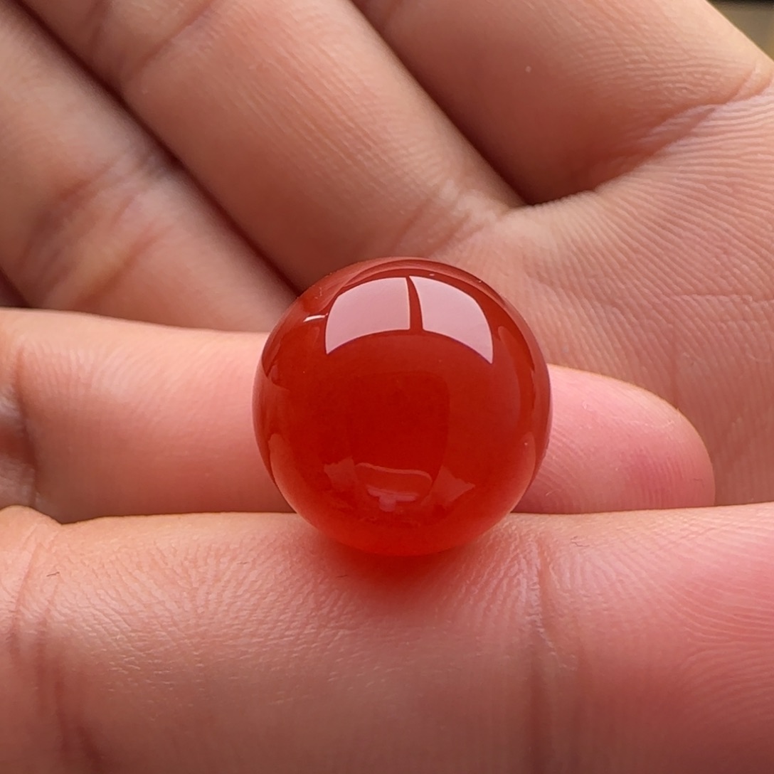 南红玛瑙圆珠14未镶嵌