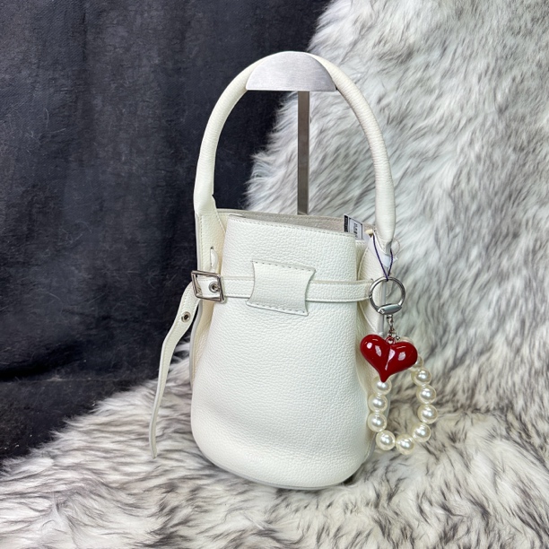 95新 Celine/思琳 冰川白水桶手提包