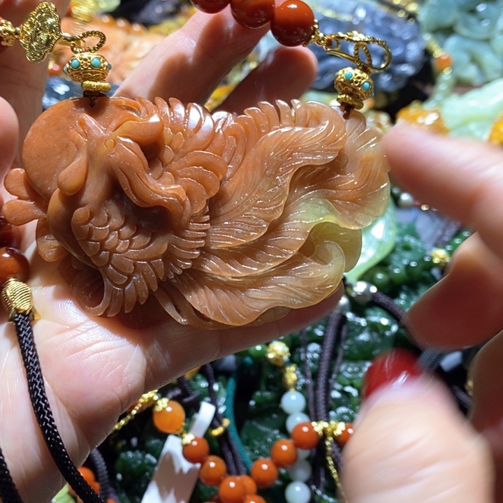 岫玉毛衣链未镶嵌