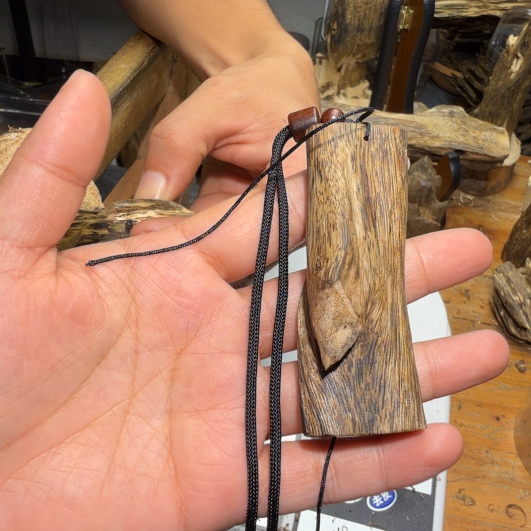 暖***6棋楠沉香白奇块料16k