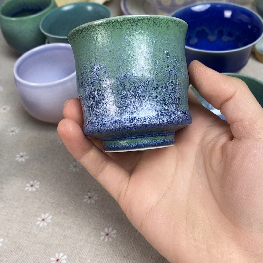 景德镇高温颜色釉杯