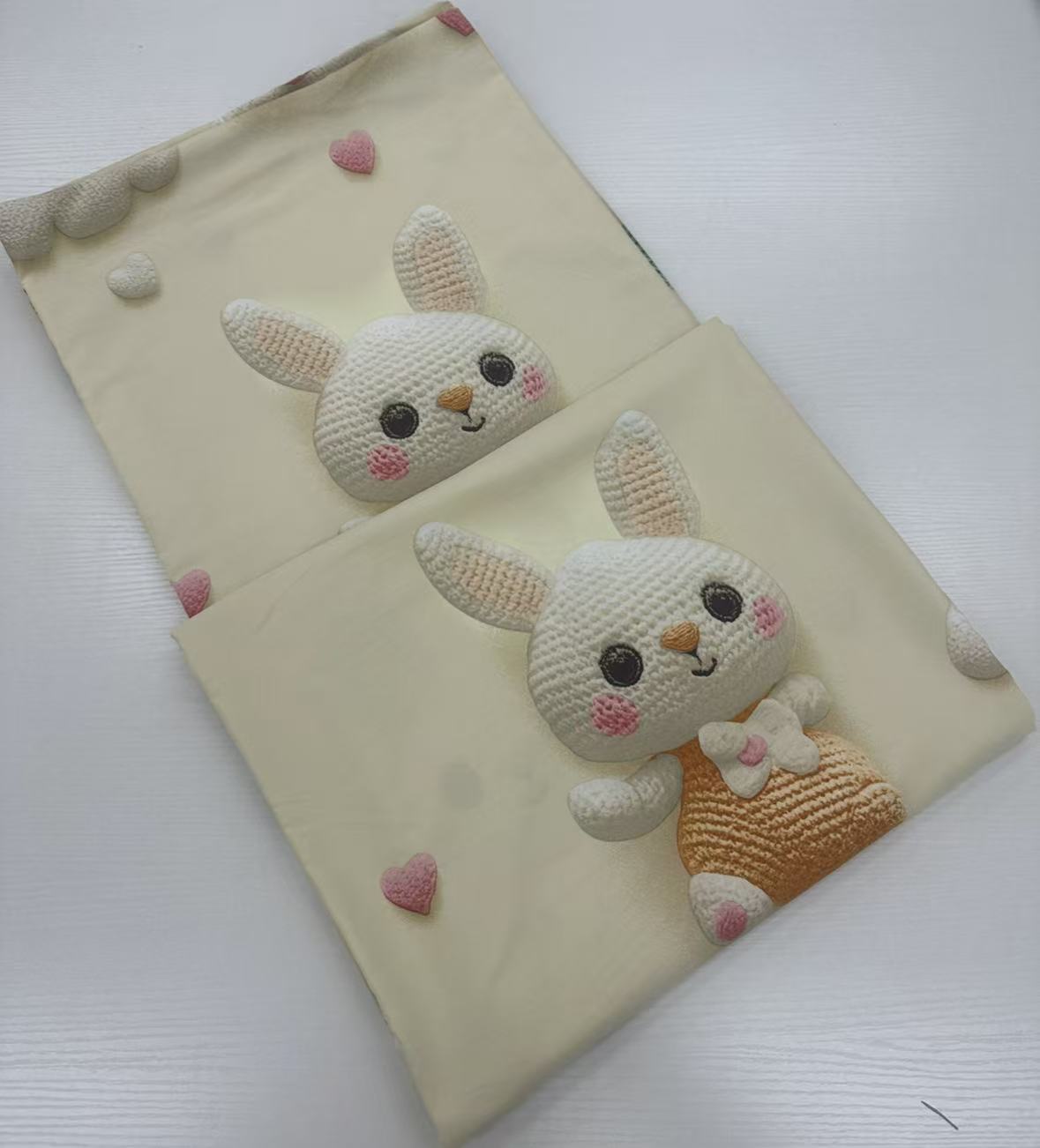 《单人被罩》小兔子-尺寸160*210 亲肤 柔软 秋冬款 被套