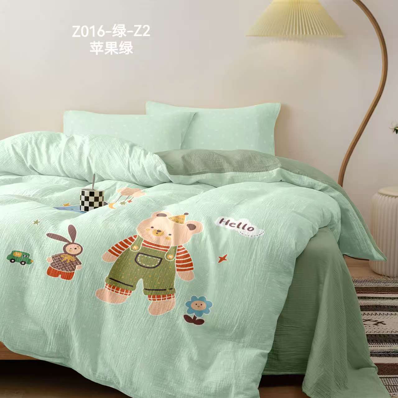 【花罗】被罩-处理精梳纱斜纹棉工艺被罩单人双人加大四季可用