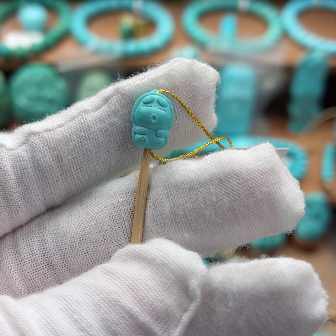 绿松石未镶嵌蜡笔小新