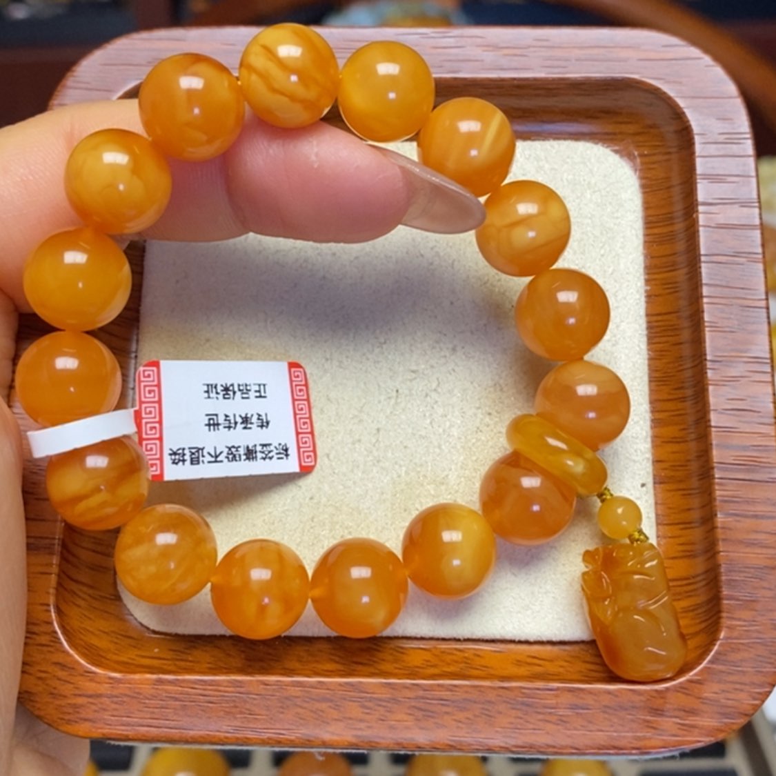 【闪购商品】蜜蜡手链未镶嵌手串