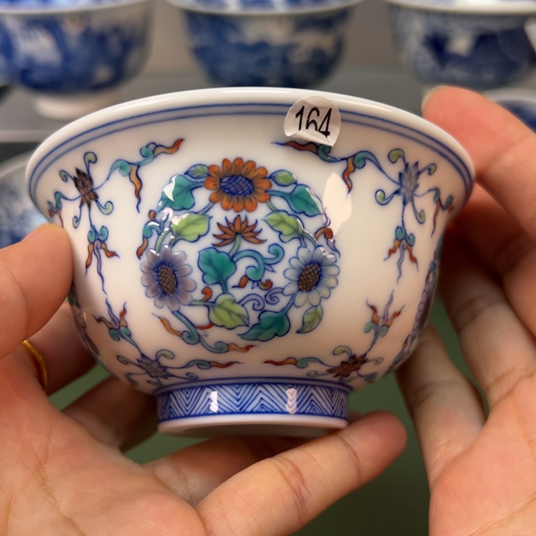 杯木木景德镇纯手绘茶具164