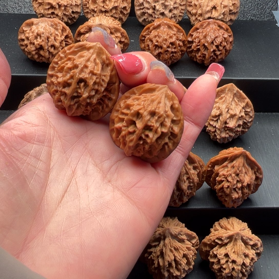 二***九把件文玩核桃金公子