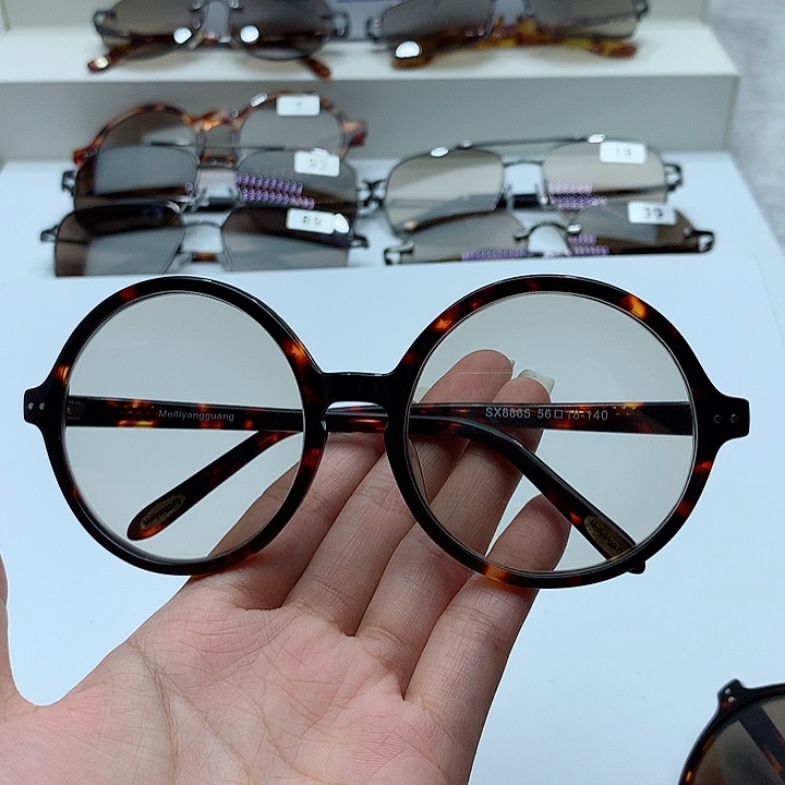 冰糖色全框复古圆款式