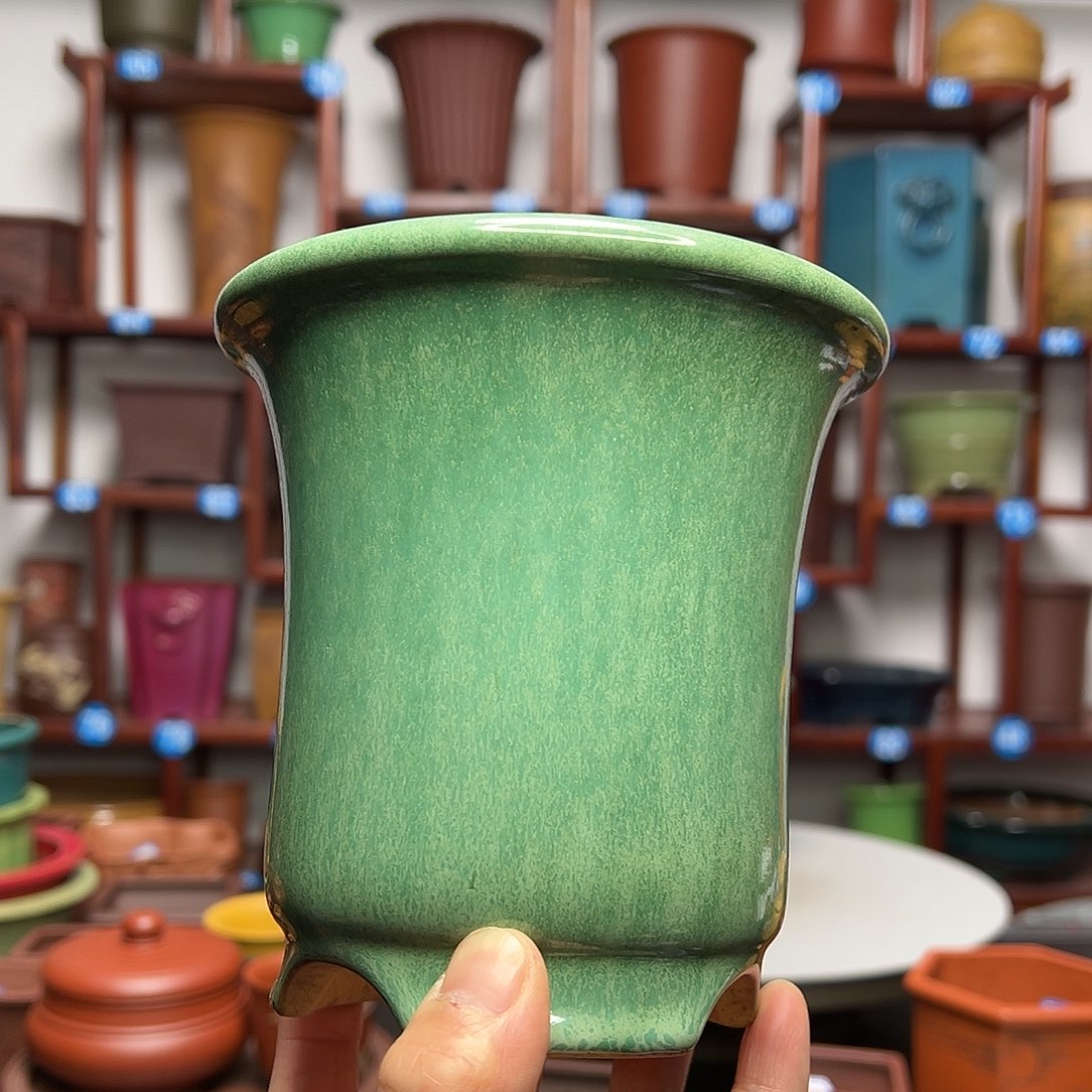 紫砂花盆@***谈紫砂釉盆花盆