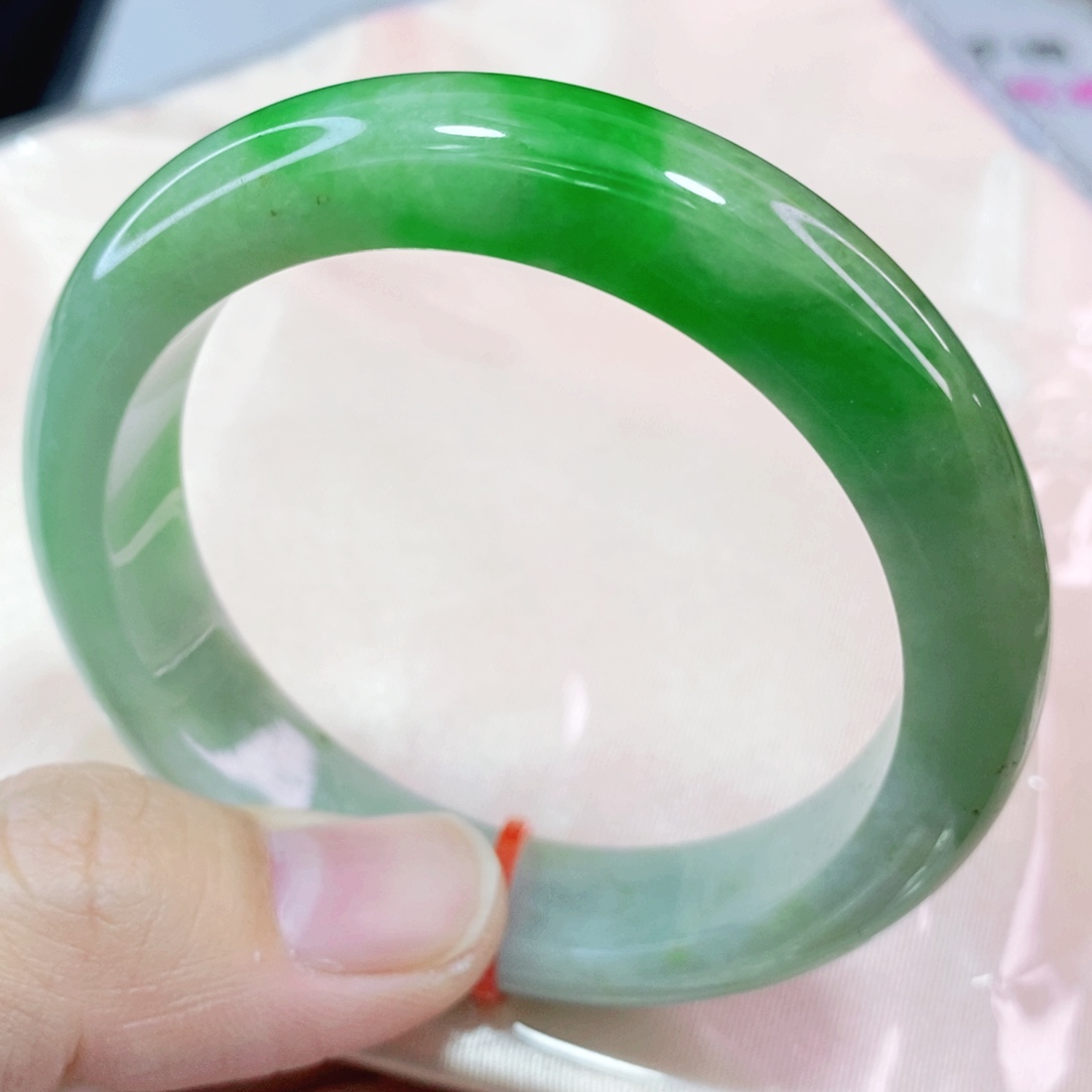 未镶嵌手镯翡翠52.6圈口