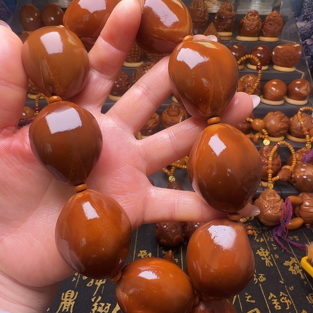 龍***少橄榄核手串/手链单生3.23