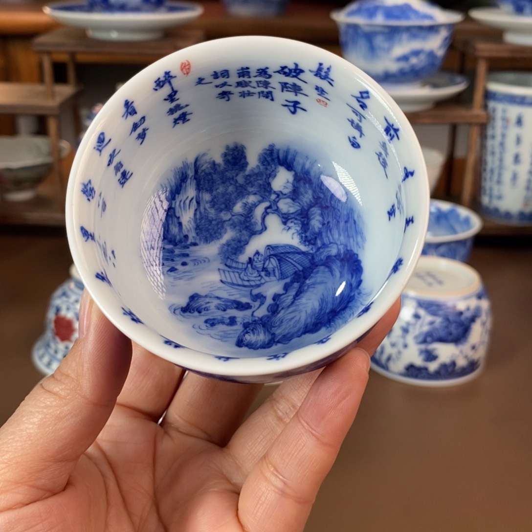 玫**士景德镇陶瓷手工手绘