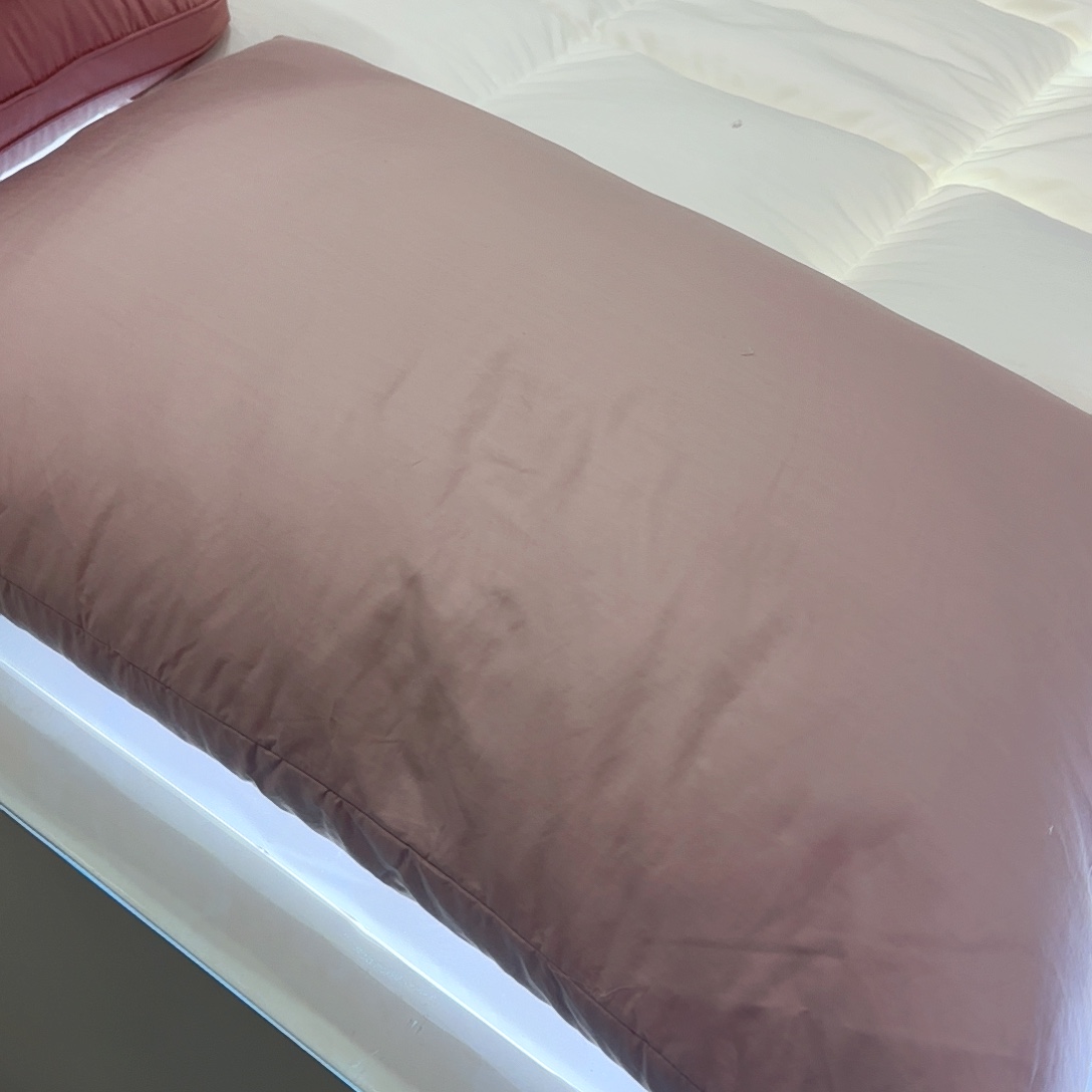 星级酒店同款枕芯单边粉色