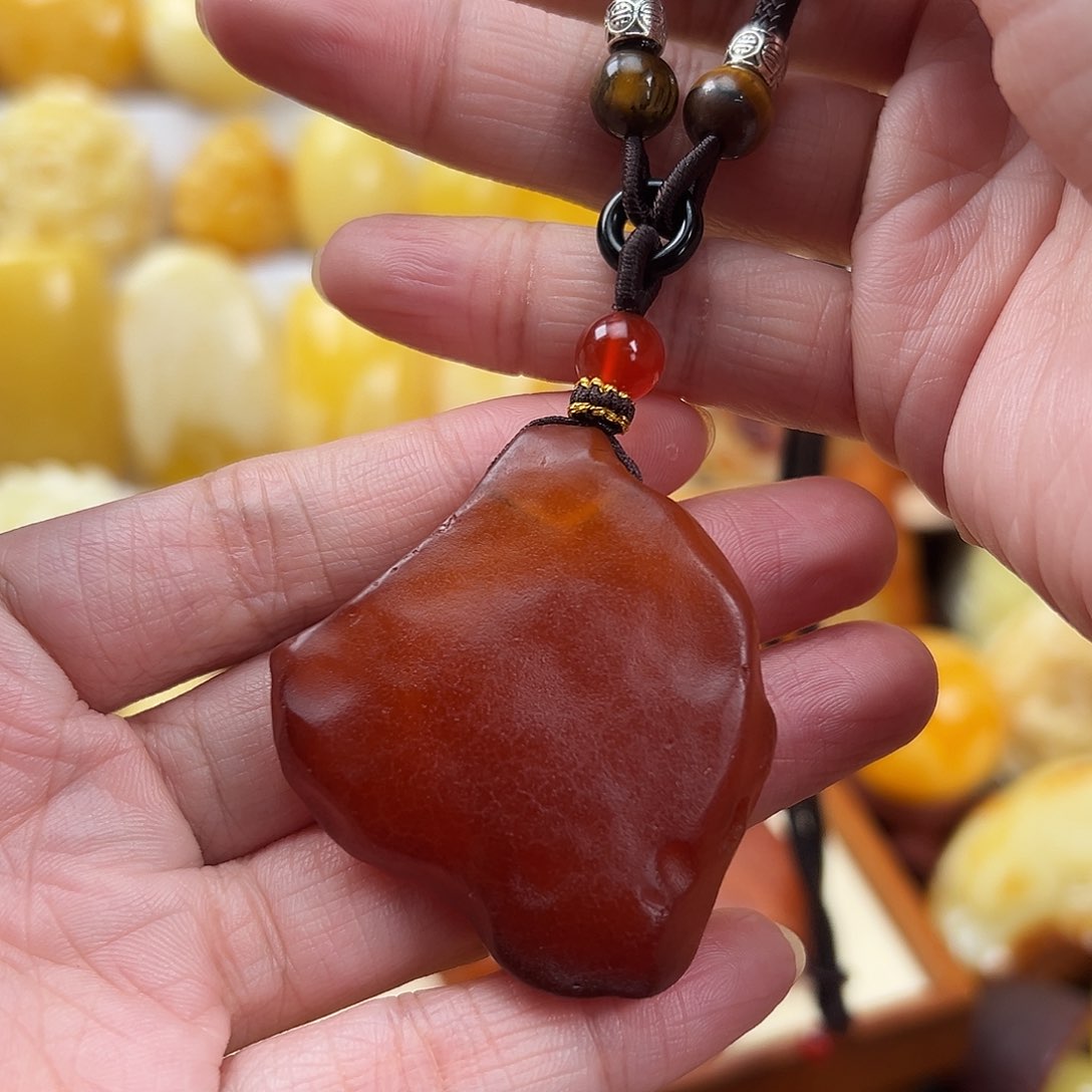 蜜蜡颈饰未镶嵌蜜蜡