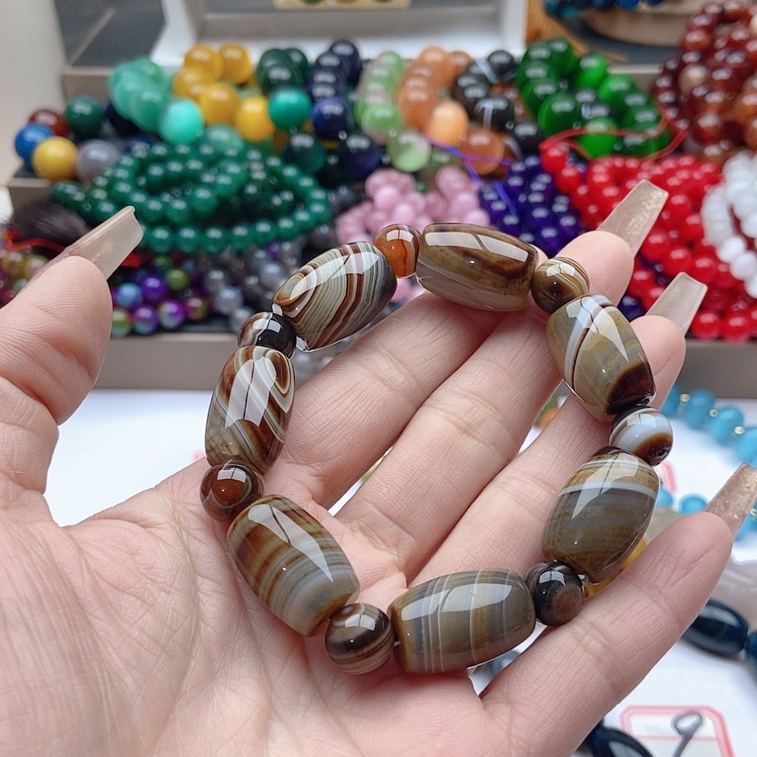 【闪购商品】玛瑙/玉髓手链未镶嵌用****5