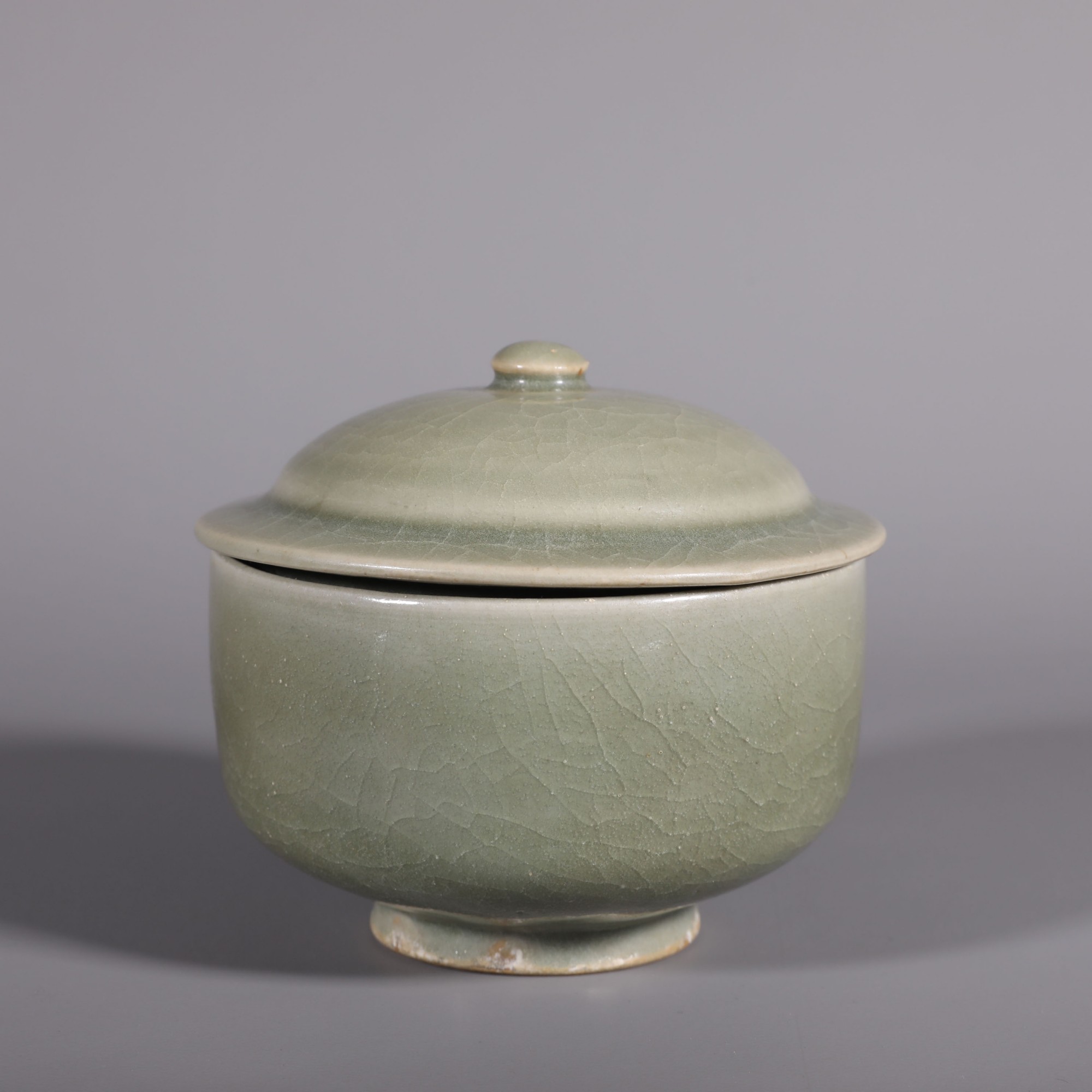 LOT122414 明 耀州窑青釉盖钵一套 古董拍卖 