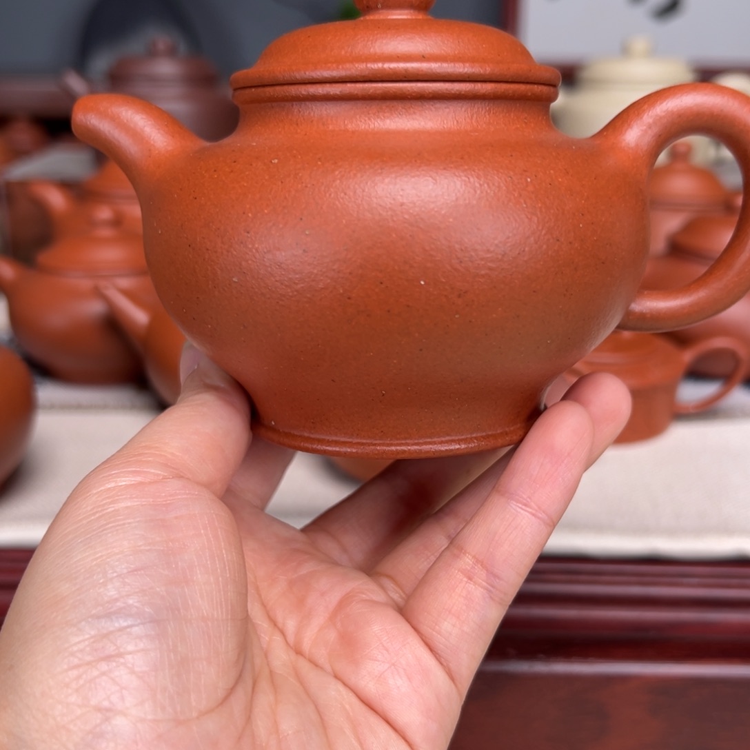 茶壶紫砂宝山红泥280