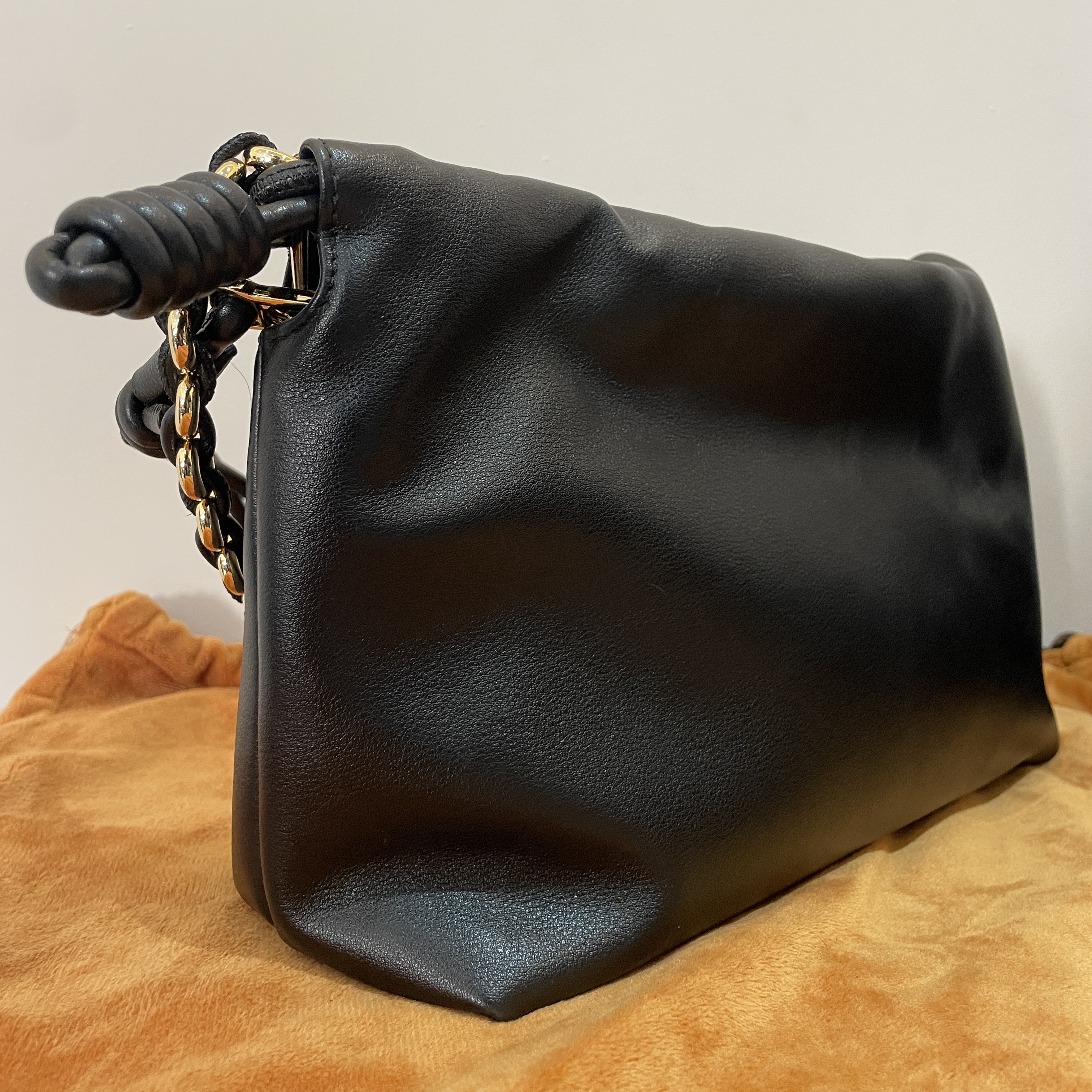 HIRMRIS手工真皮包550566-黑  大福洛黑 29底长