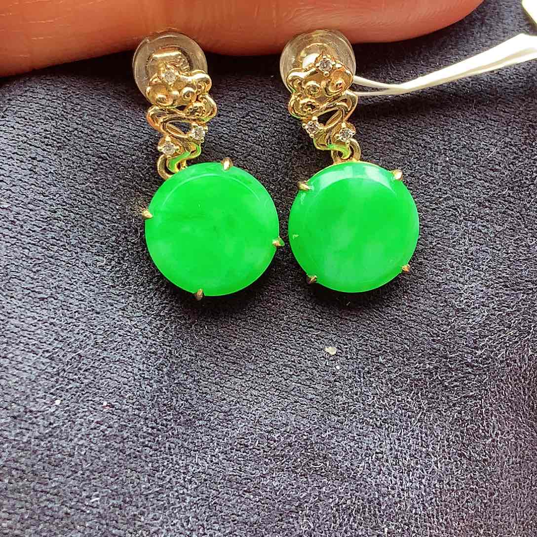 翡翠颈饰18K金镶嵌暖*洋上新