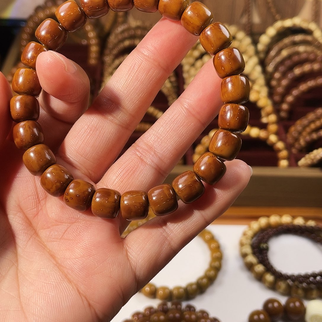 紫金鼠手串紫金鼠实心老型纯色