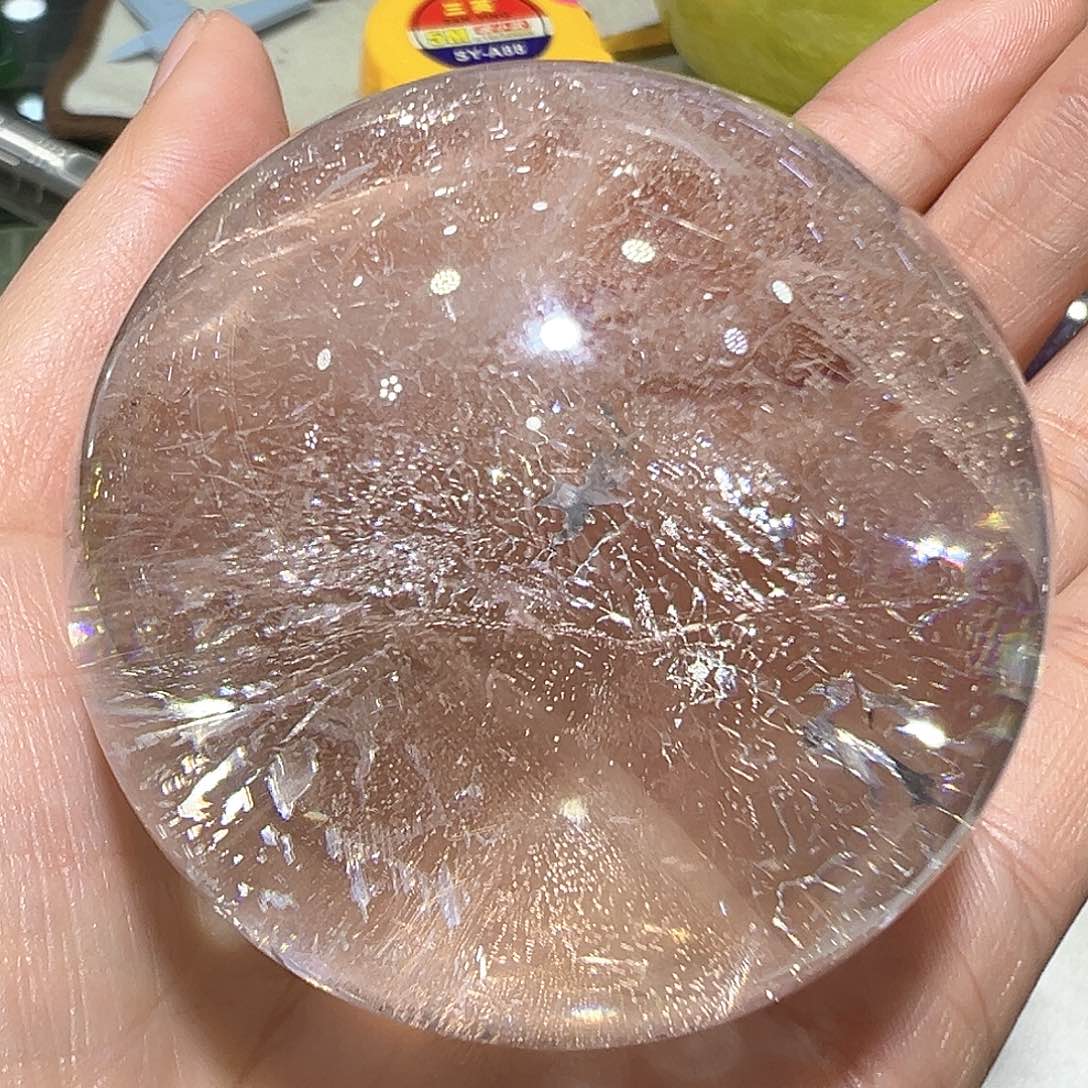 水晶水晶球摆件未镶嵌