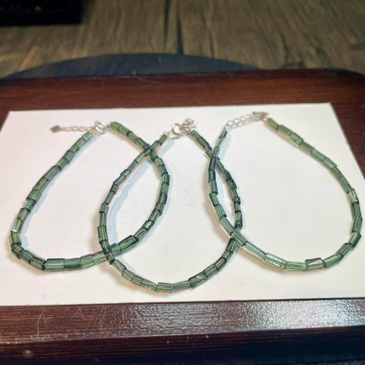 【书记甄选】天然绿碧玺单圈手链  多样性发一件 BB326