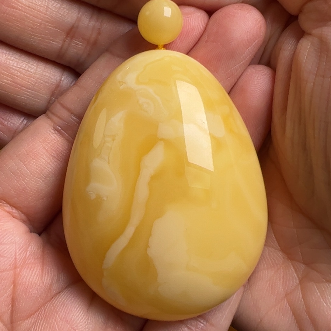 未镶嵌毛衣链蜜蜡无优化