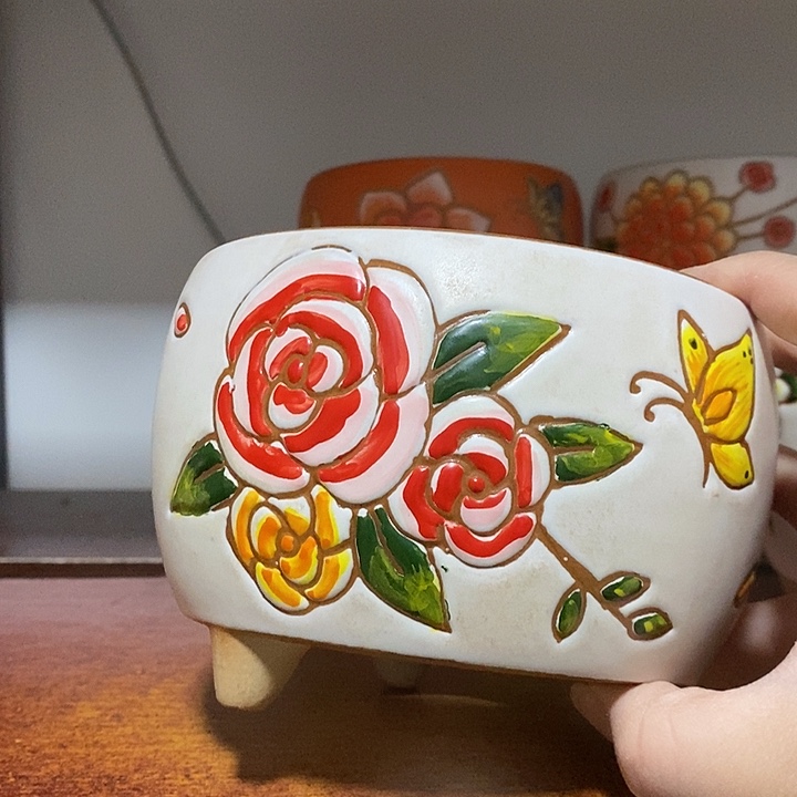  外13内11.5高10左右，纯手工制作，一单包邮