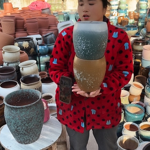 口16高20两个盆子。  