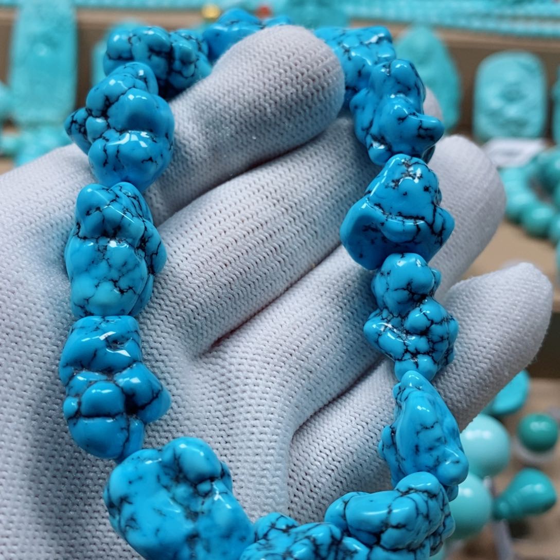 绿松石珠宝奇石未镶嵌