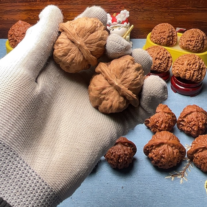 文玩核桃把件38蛤蟆头