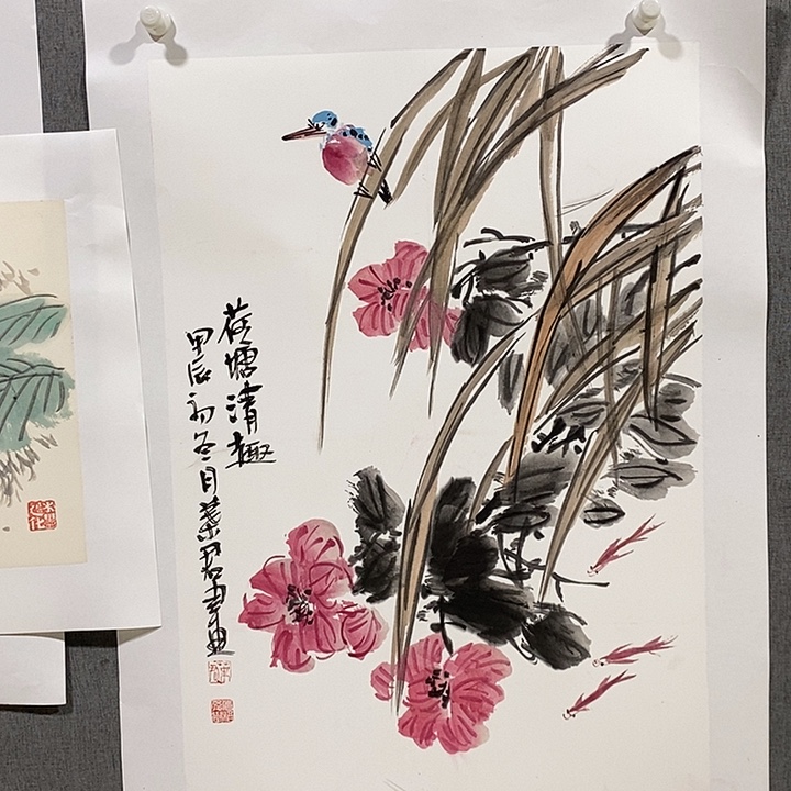 国画手写手绘作品100