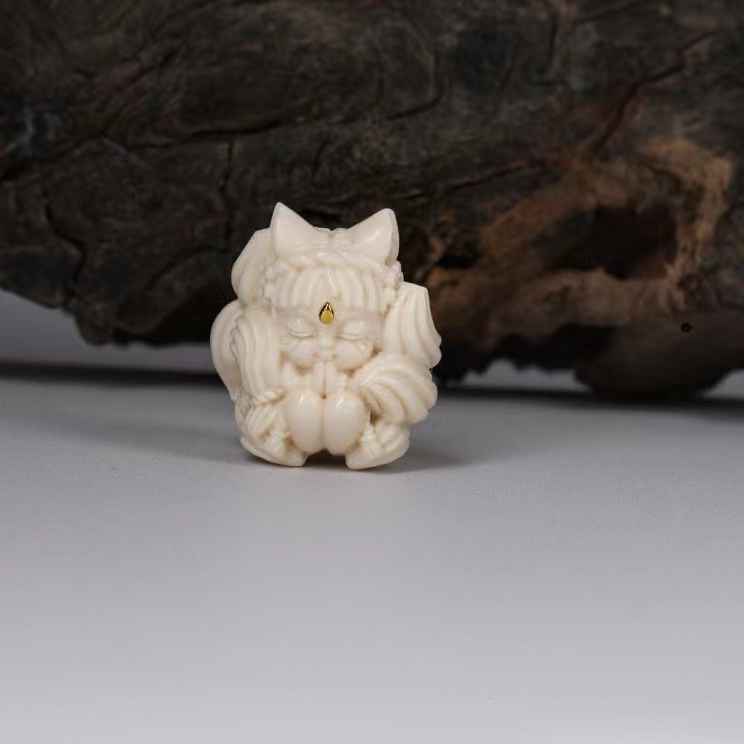 A154 天然猛犸牙 凤九约 15️*17mm支持鉴定 假一罚四