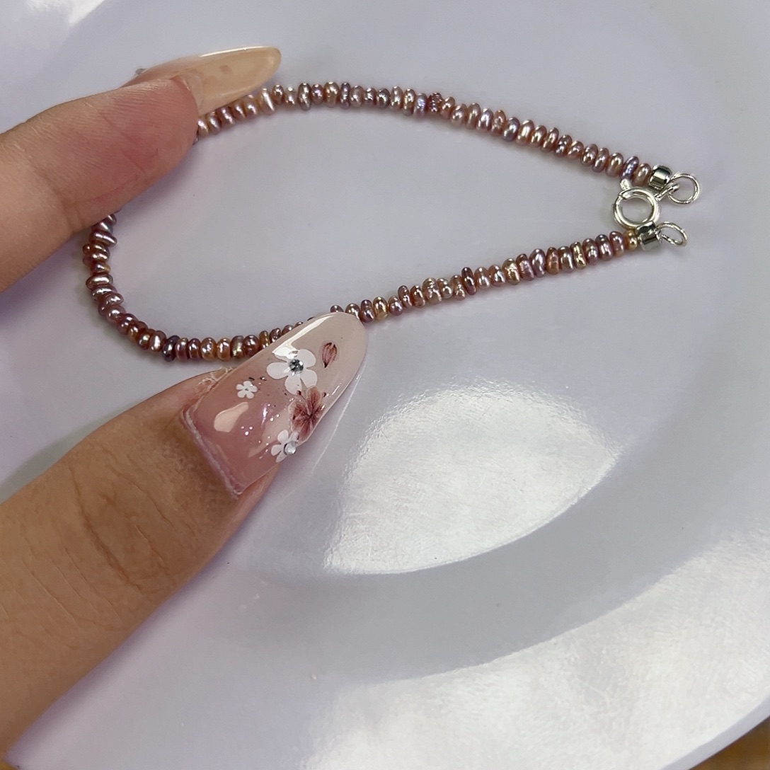 淡水珍珠手绳钛钢