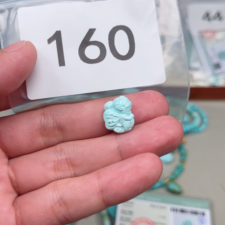 未镶嵌绿松石珠宝奇石