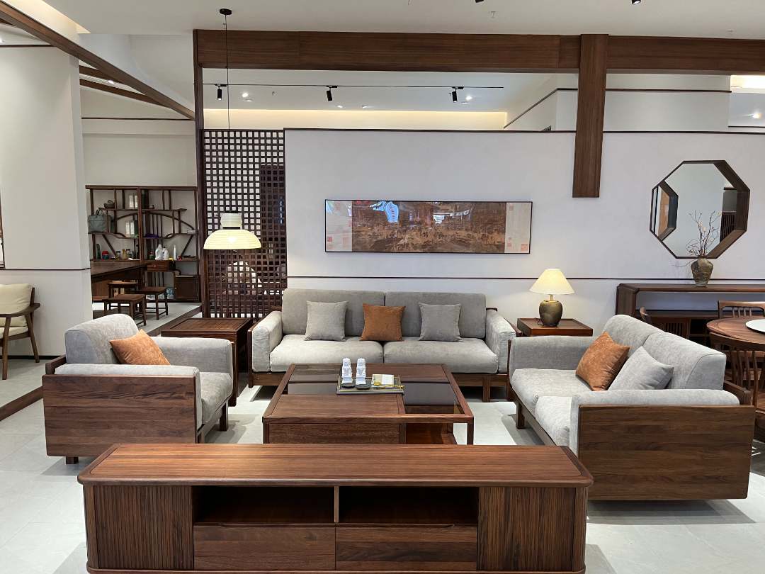 宋氏美学乌金木雅韵经典客厅组合沙发别墅禅意沙发简约沙发