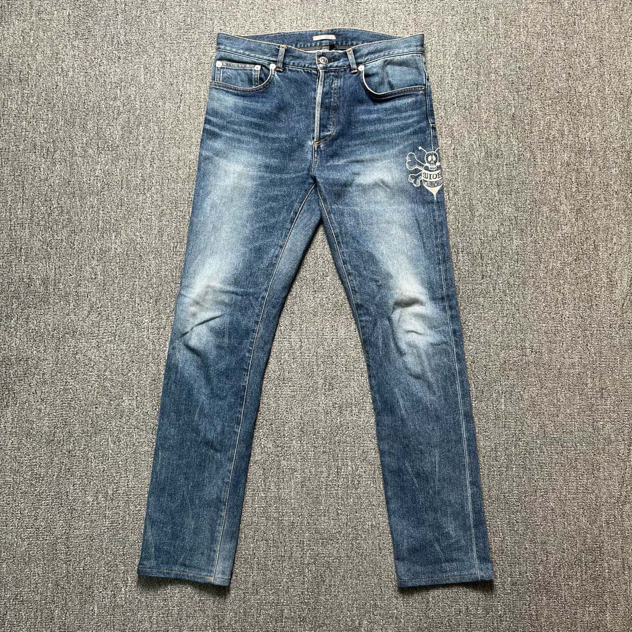 99新 DIOR/迪奥 Dior 联名Stussy牛仔裤/28码/99新/12176
