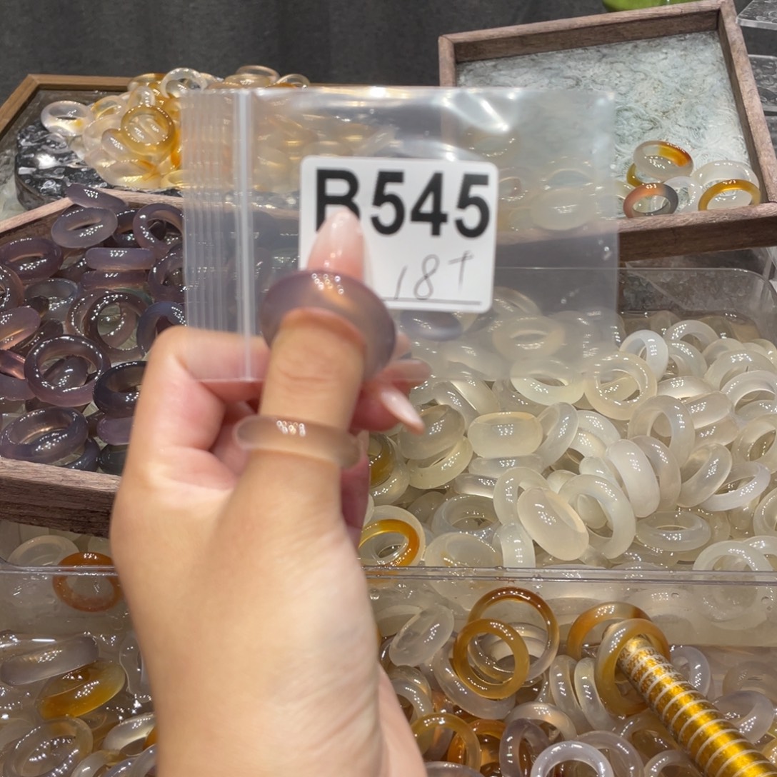 玛瑙/玉髓未镶嵌戒指545