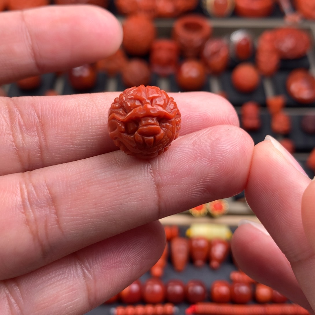 南红玛瑙龙珠14+未镶嵌