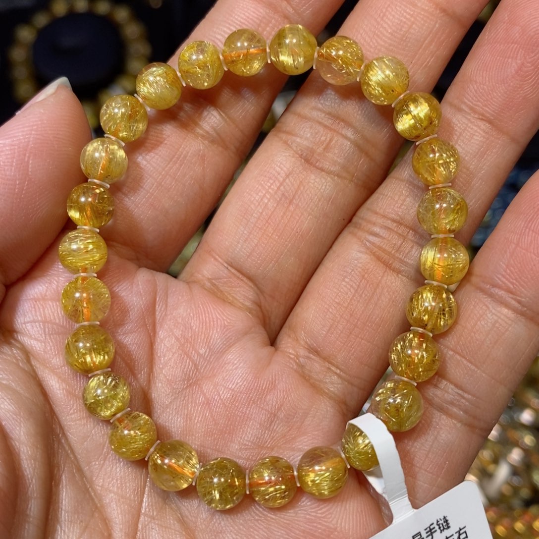 水晶手链未镶嵌手链6.7m m