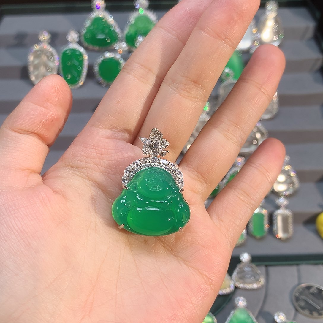 玛瑙/玉髓颈饰银S925镶嵌F*?