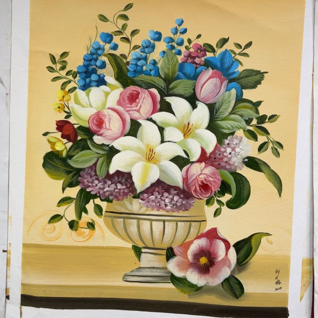 油画刘文桂油画作品