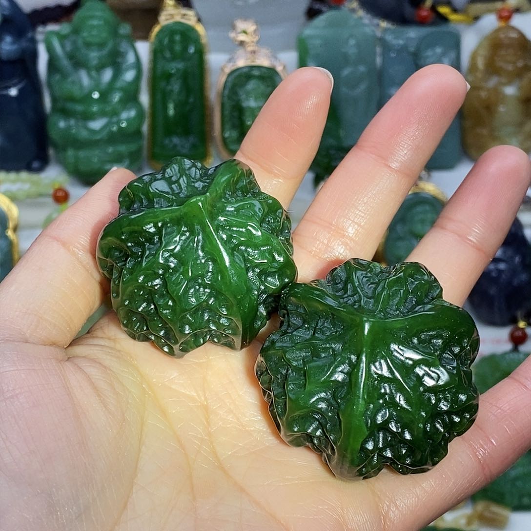 和田玉（碧玉）手把未镶嵌