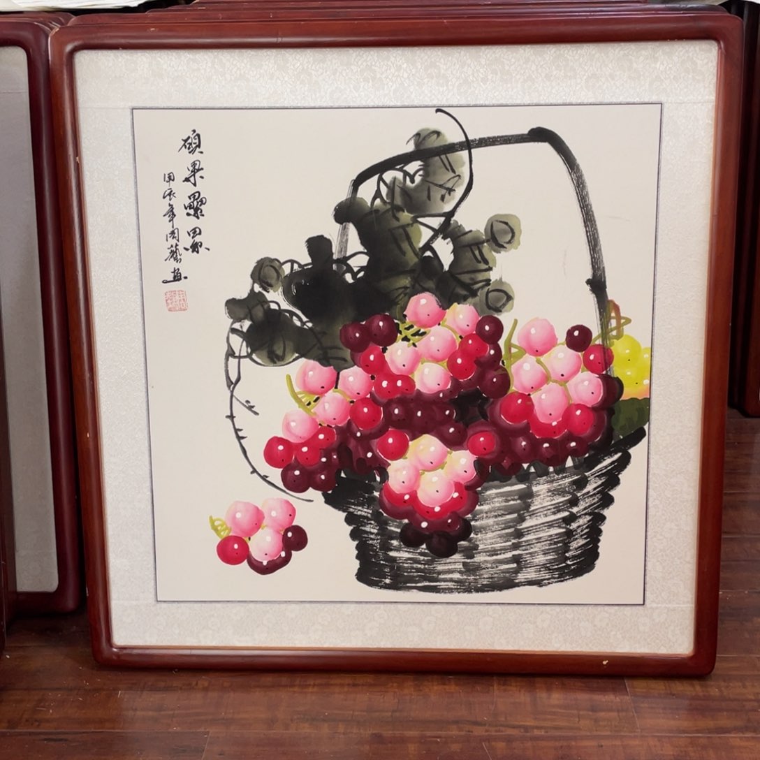 国画带框尺寸63*63厘米