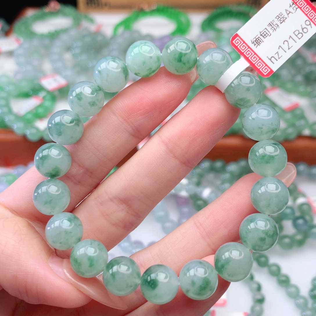 翡翠手链未镶嵌翡翠10mm