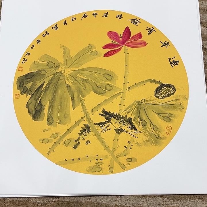 国画花鸟等多种鸟类和动物50.50